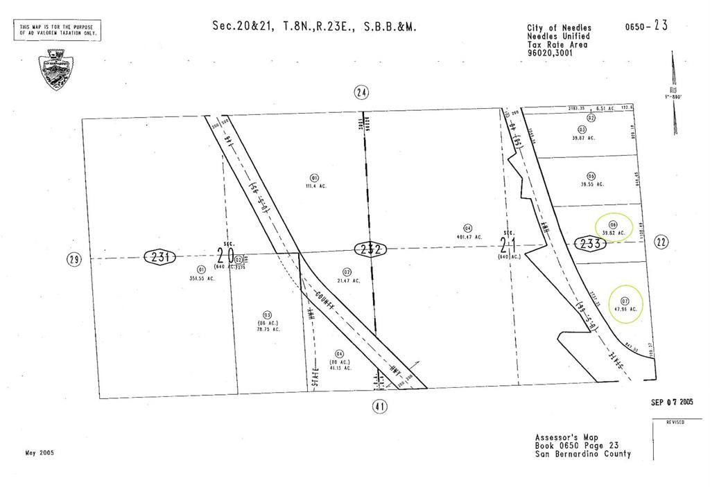 650233 07 Interstate-40/Five Mile Road, Needles, CA 92363