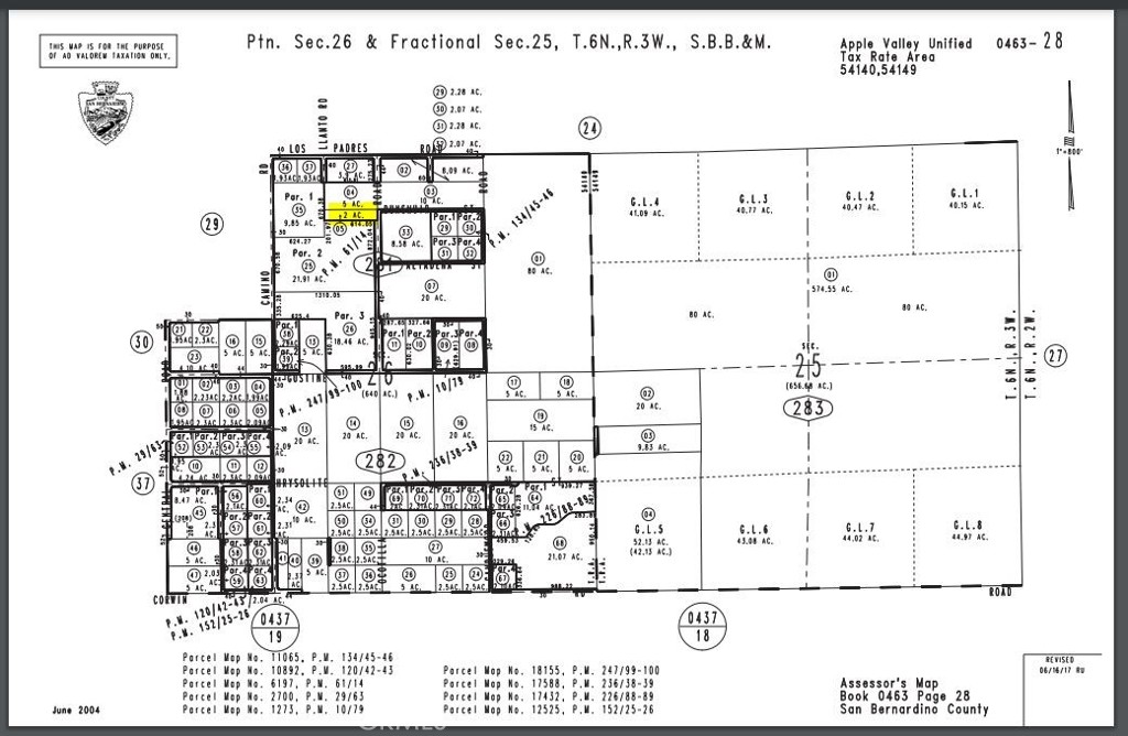 0 Ocotilla Parcel #0463-281-05 Road, Apple Valley, CA 92307