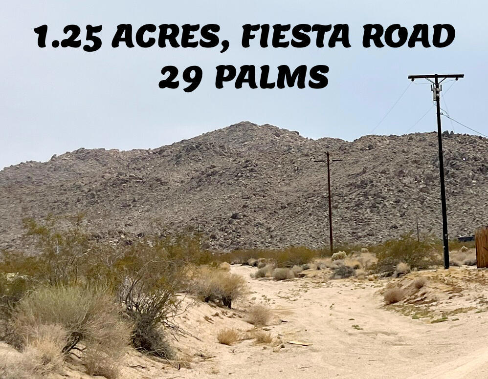 0 Fiesta Road, 29 Palms, CA 92277