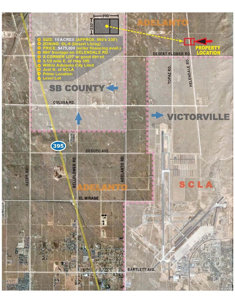 0 Helendale Rd. & Torosa-5 Ac Avenue | Similar Property Thumbnail